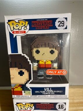 Funko Pop! 8-Bit Stranger Things Will Vinyl Figure - Brown/Yellow/Red